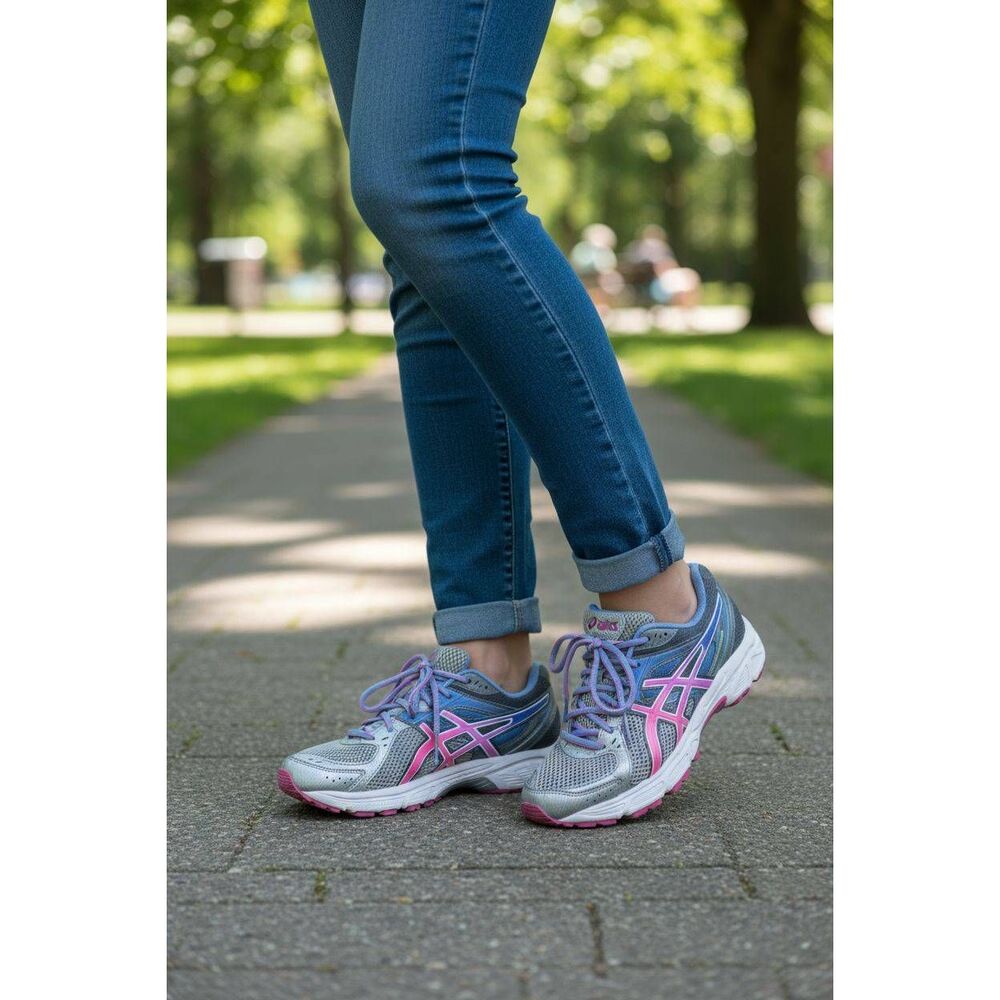 Asics Women's Gel Contend 2 Ombre Athletic Running Sneakers Gray Blue Size‎ 6.5